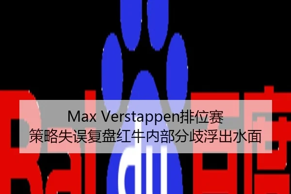 Max Verstappen排位赛策略失误复盘红牛内部分歧浮出水面